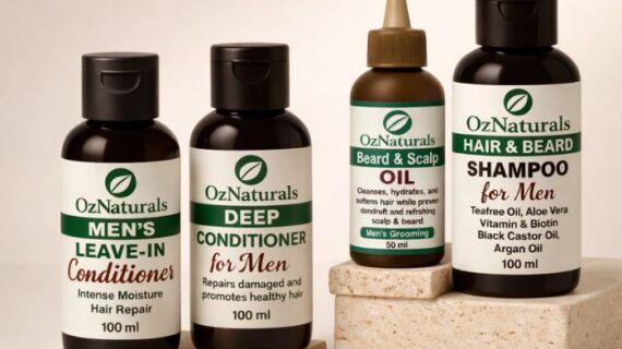 Oznaturals Men’s Haircare Kit