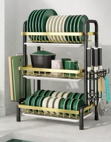 3-Tier Kitchen Storage Shelf Organizer