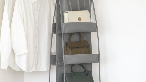 6-Pocket Hanging Handbag Organizer