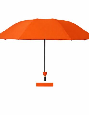 Beige Compact Umbrella