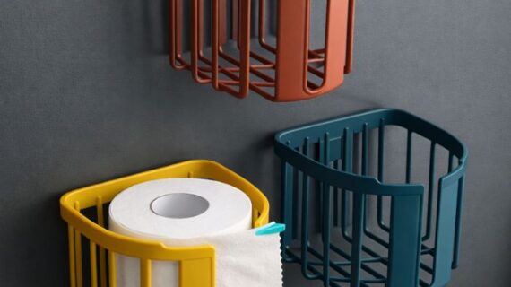 Wall-Mounted Storage Basket