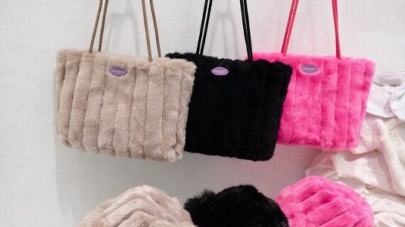 Faux Fur Bag and Cap Set